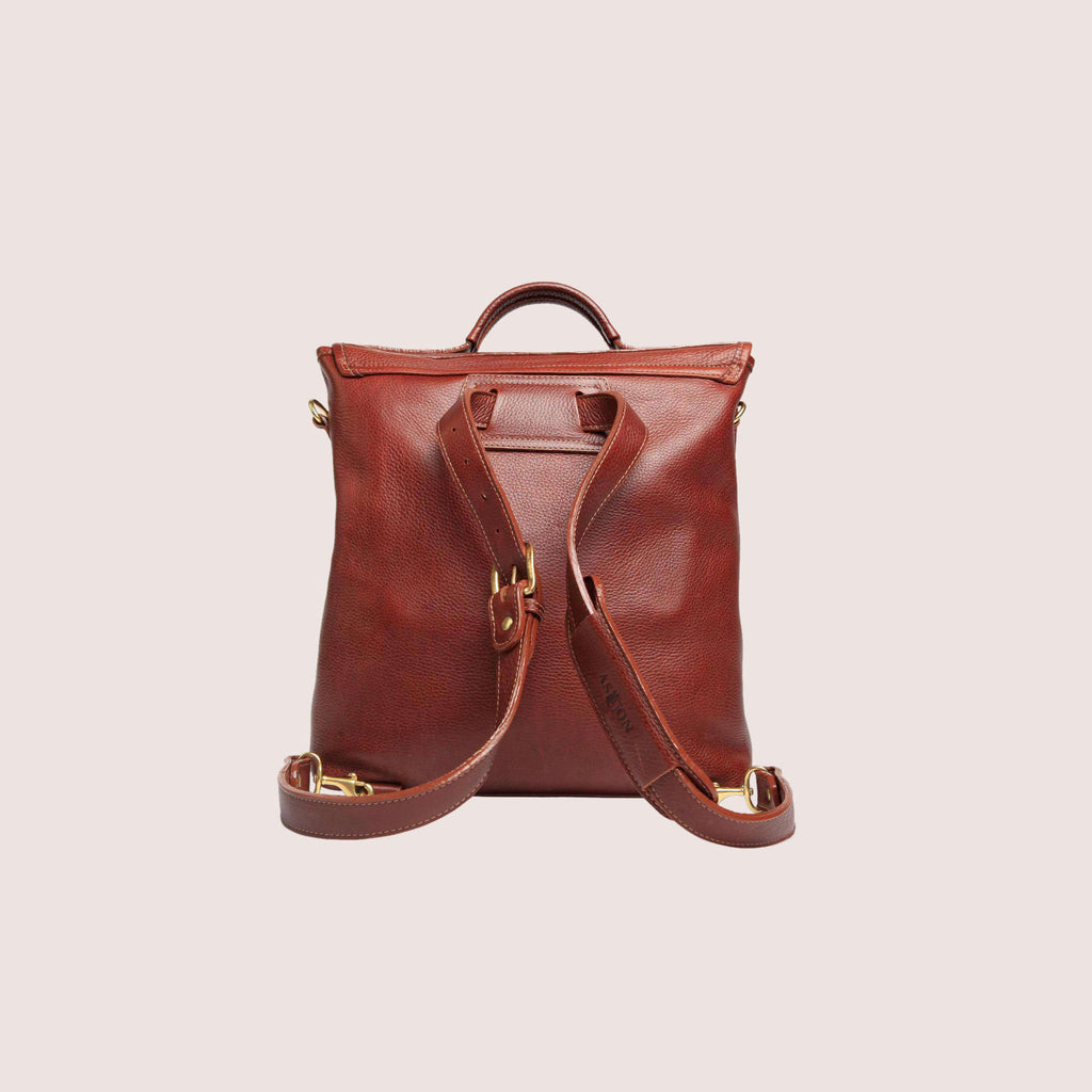 aston leather sling backpack Shirley Convertible Leather Backpack & Shoulder Bag – astonleather.com