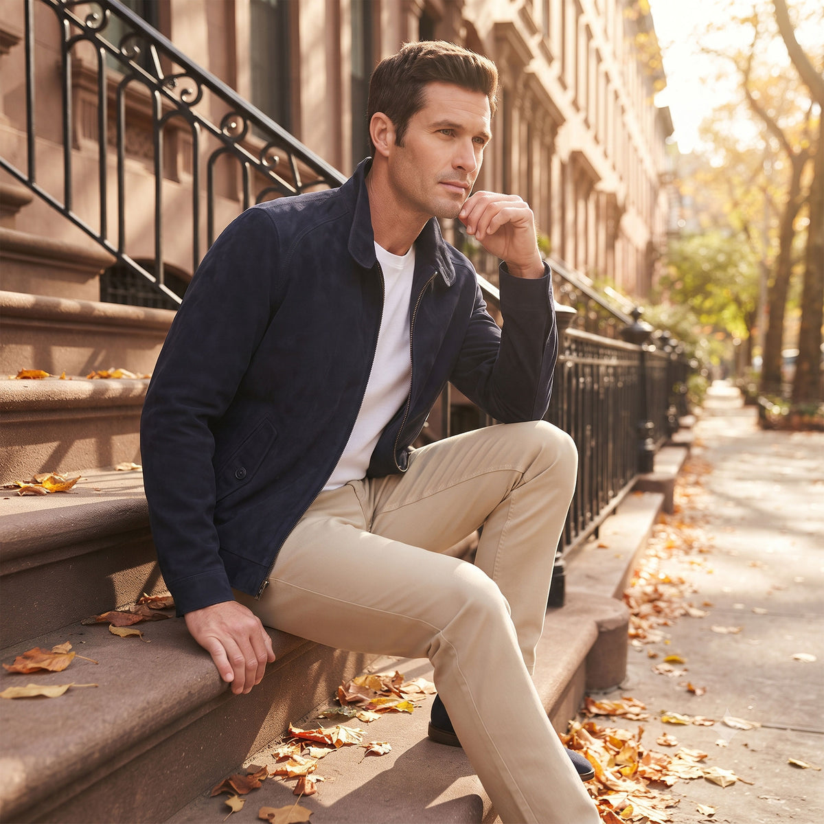 Baracuda Goat Suede Jacket-10