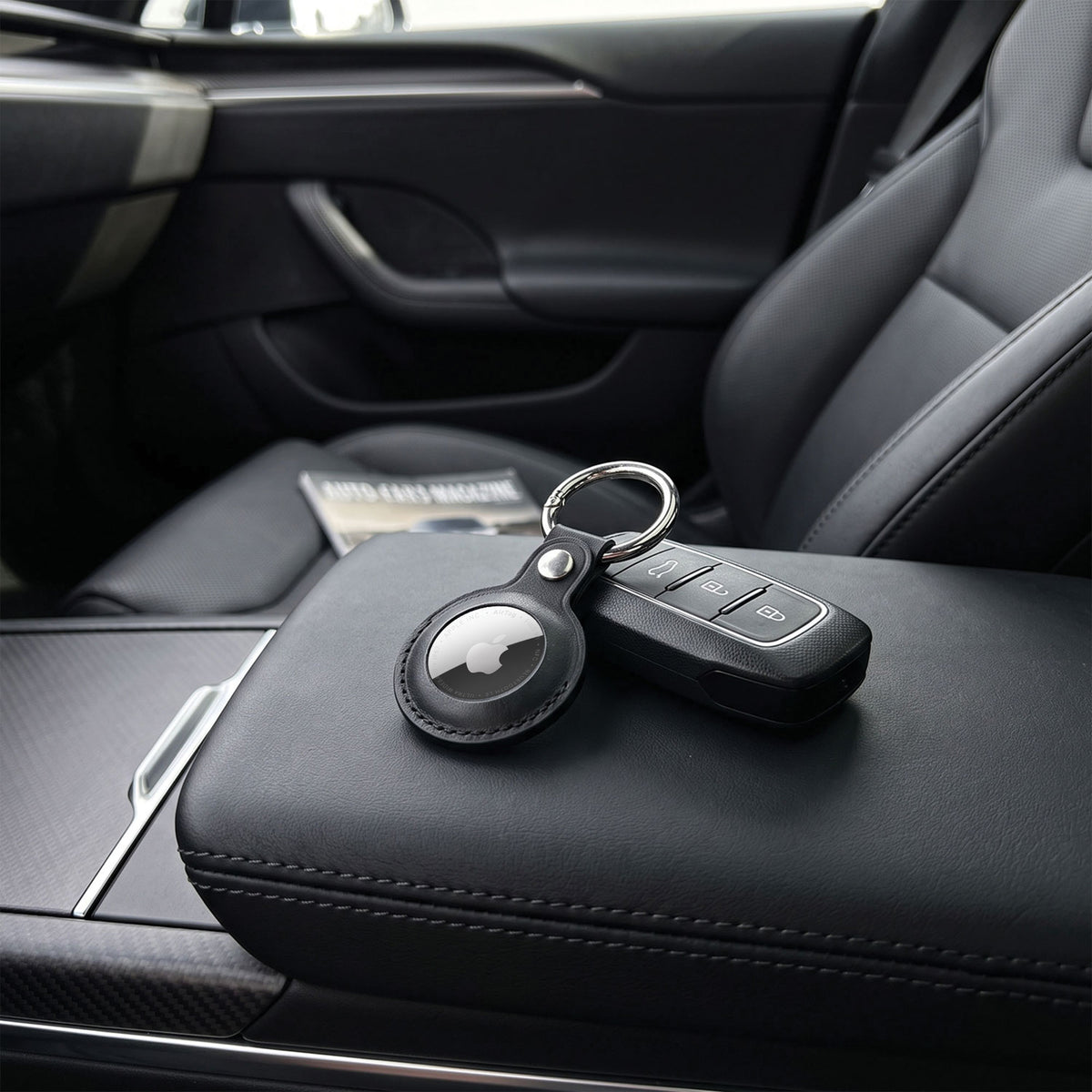 AirTag Leather Key Ring-8