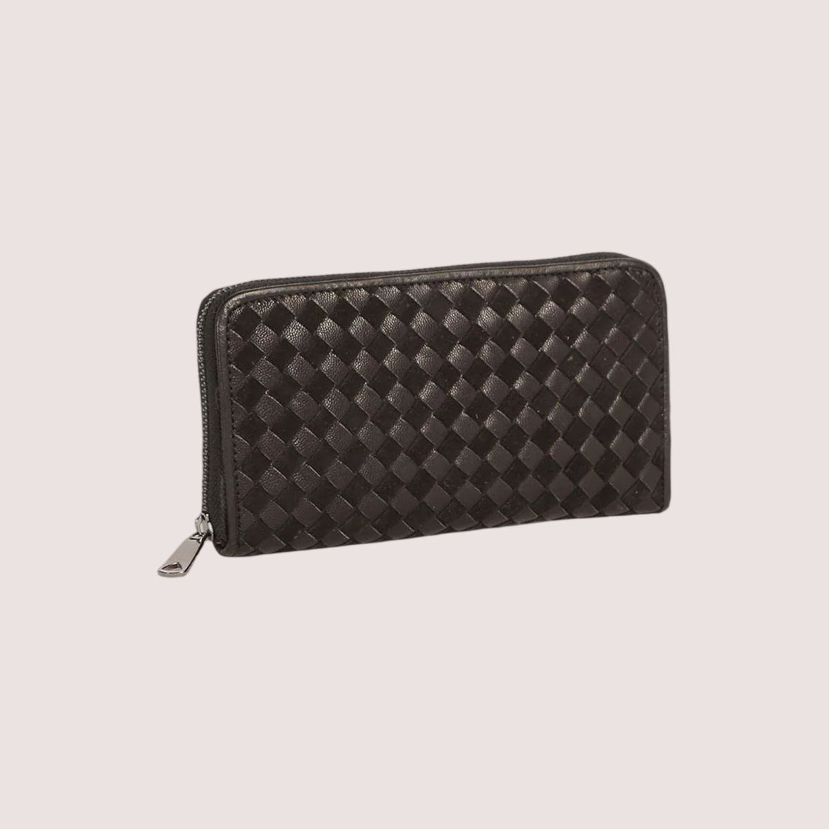 Nikki Woven Leather Wallet-8