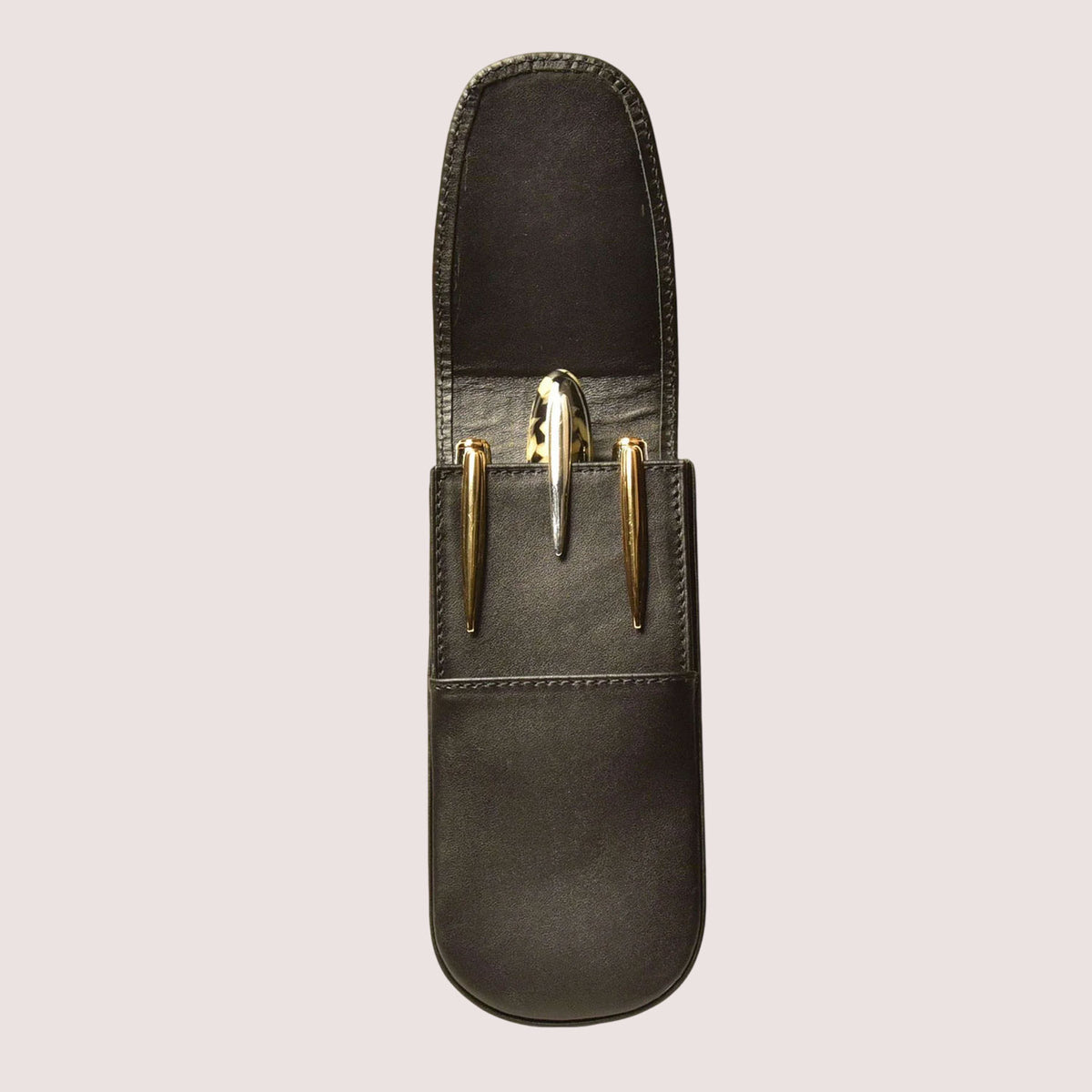 Three Pen Leather Case-8