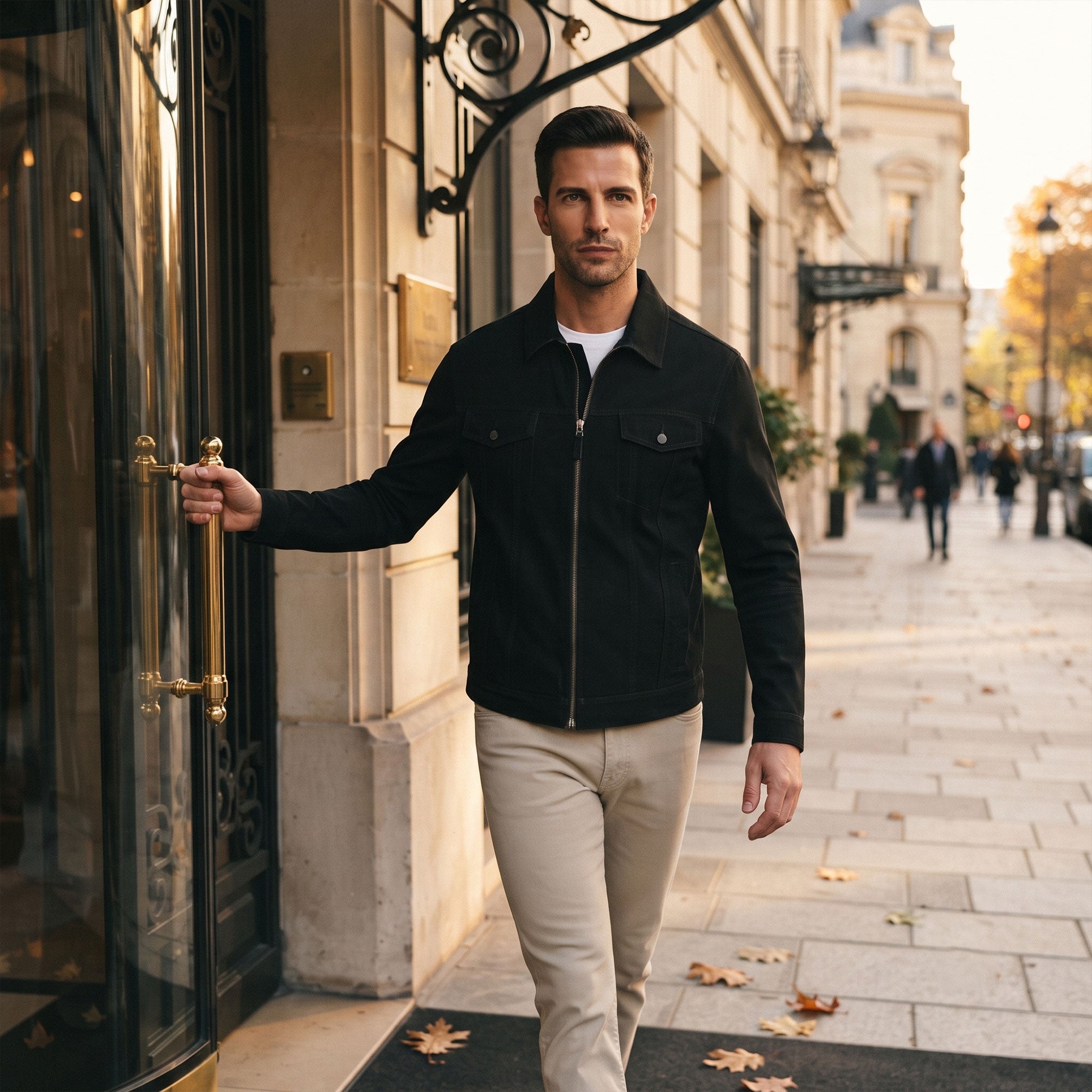 Brooklyn Goat Suede Jacket-8