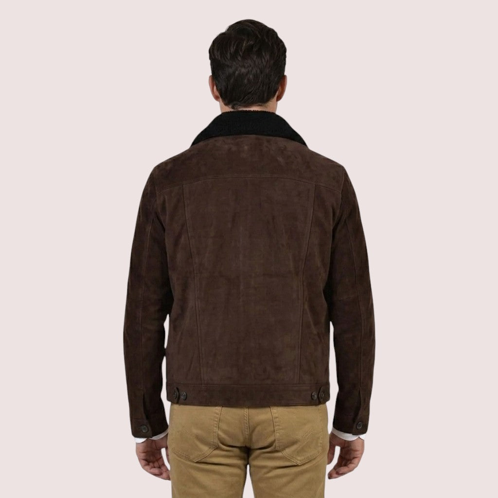 Brooklyn Goat Suede Jacket