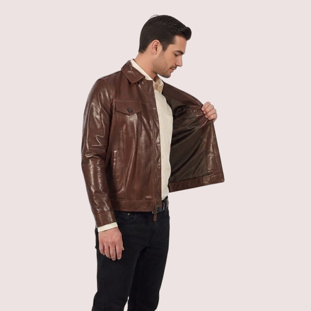 Brooklyn Lambskin Jacket-13