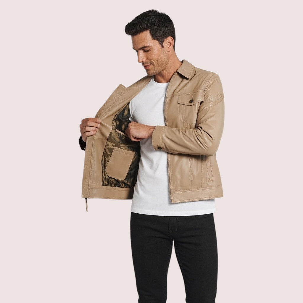 Brooklyn Lambskin Jacket-3