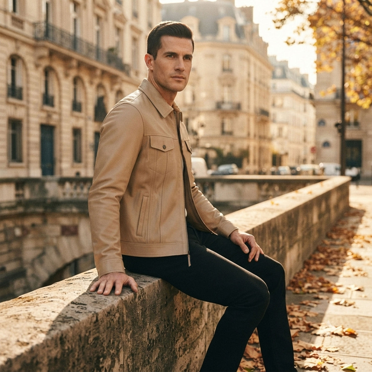 Brooklyn Lambskin Jacket-5