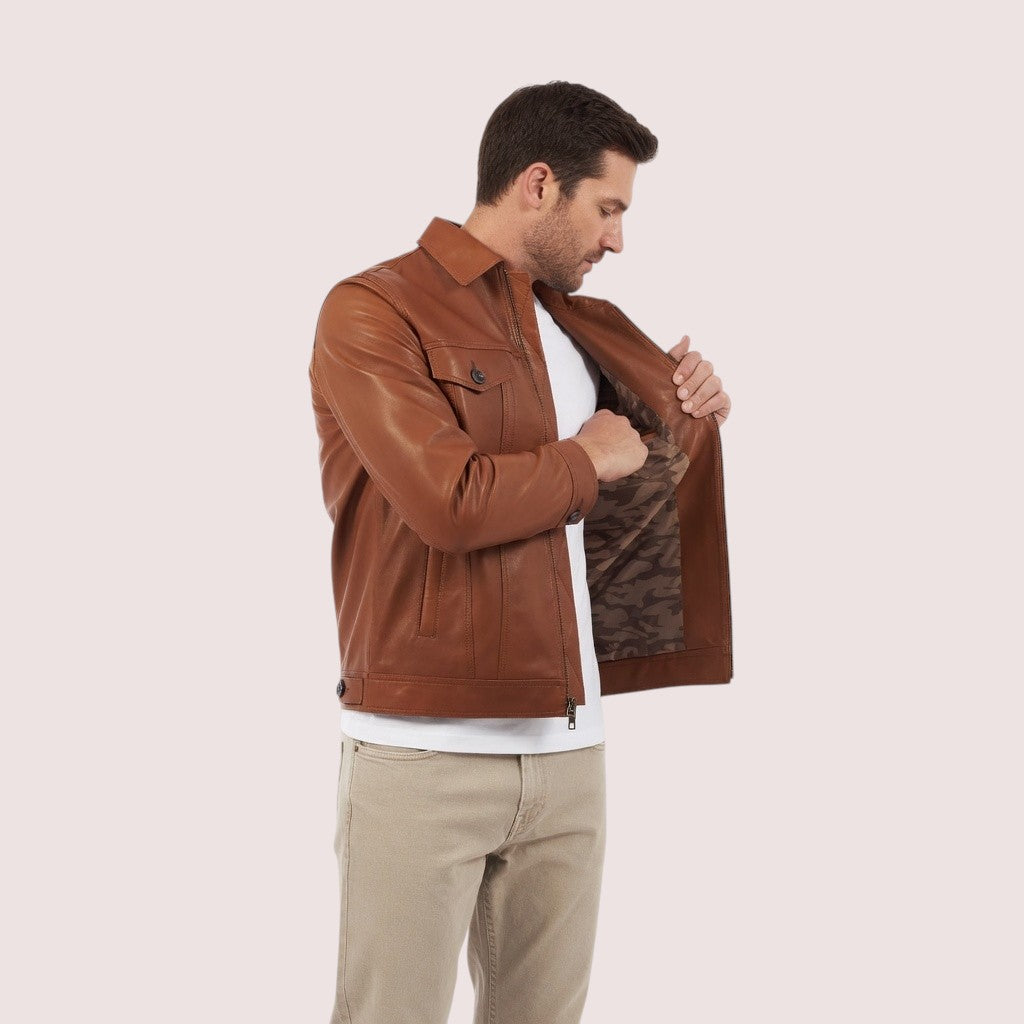 Brooklyn Lambskin Jacket-8