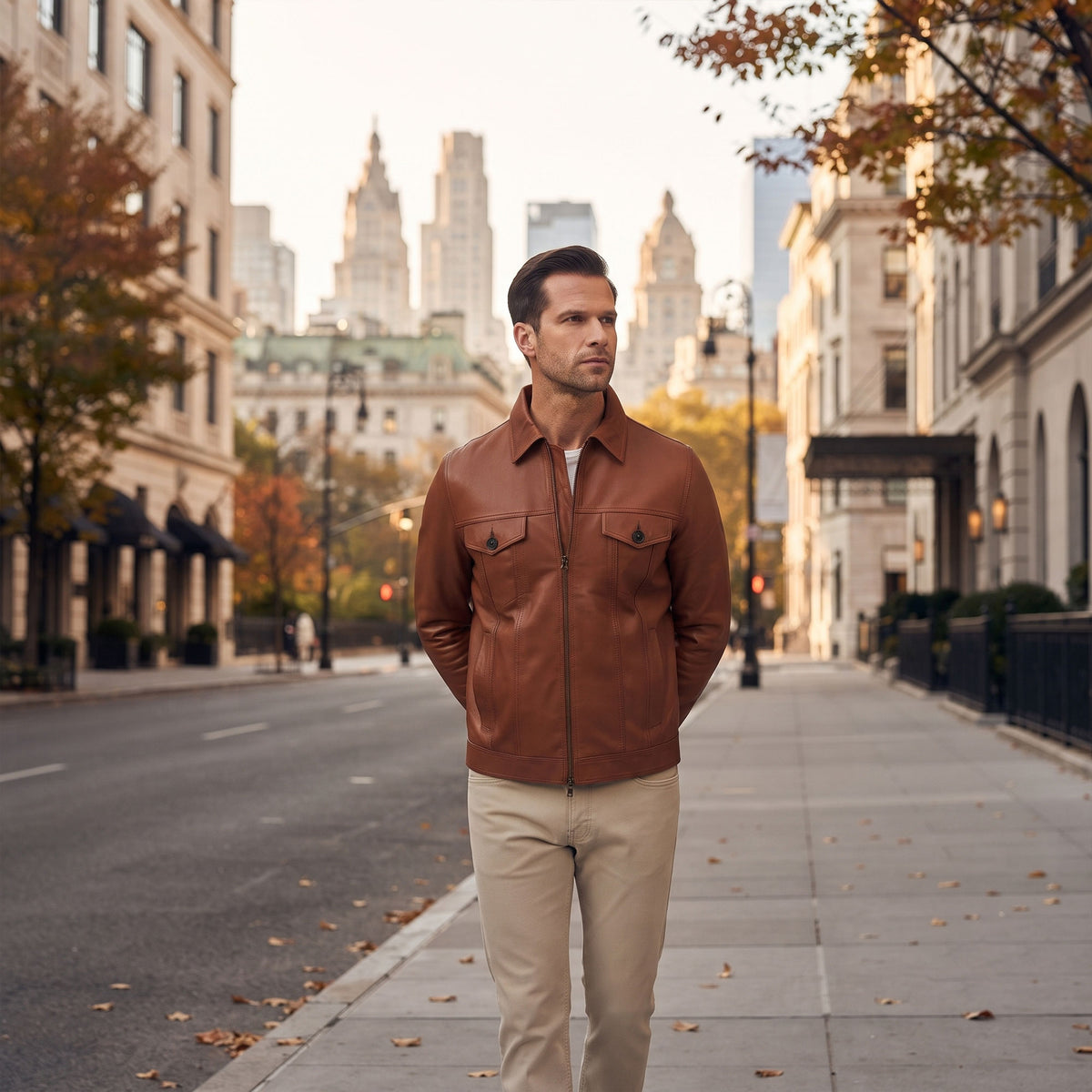 Brooklyn Lambskin Jacket-9
