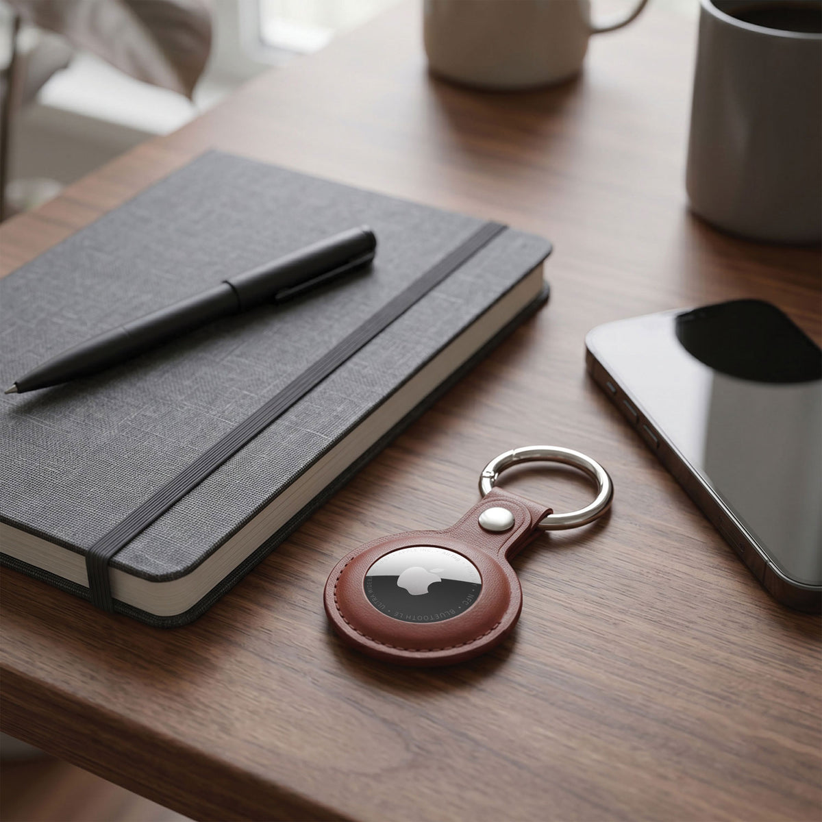 AirTag Leather Key Ring-12