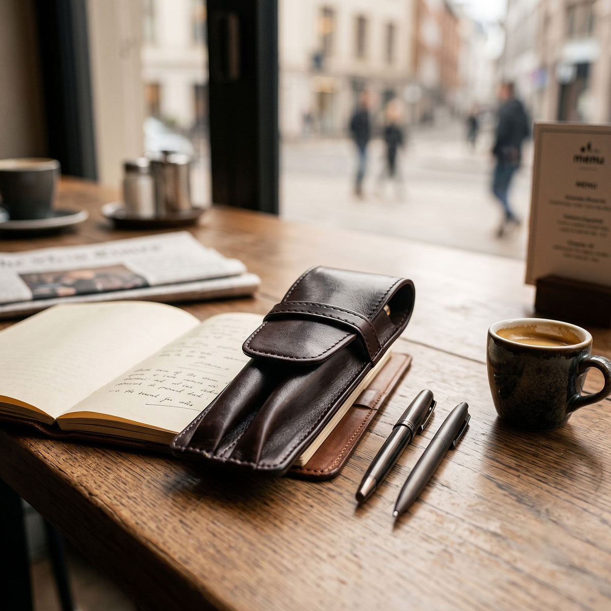 Two Pen Leather Case-19