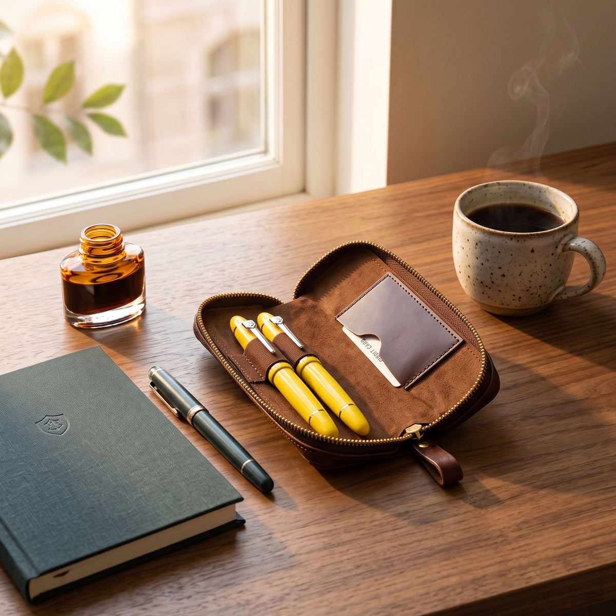 Zippered Pen Case for Two Pens-10