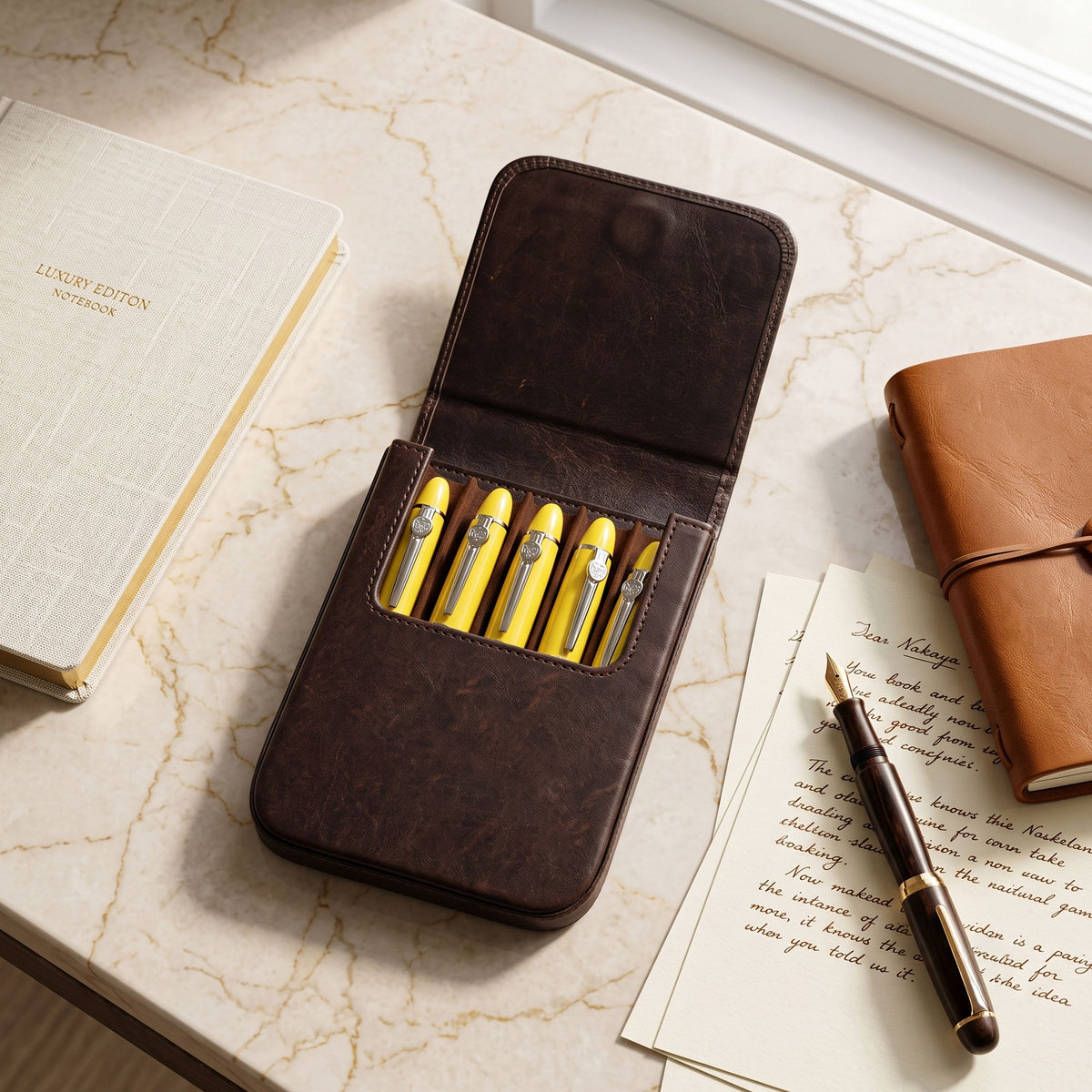 Five Slots Pen Case-16