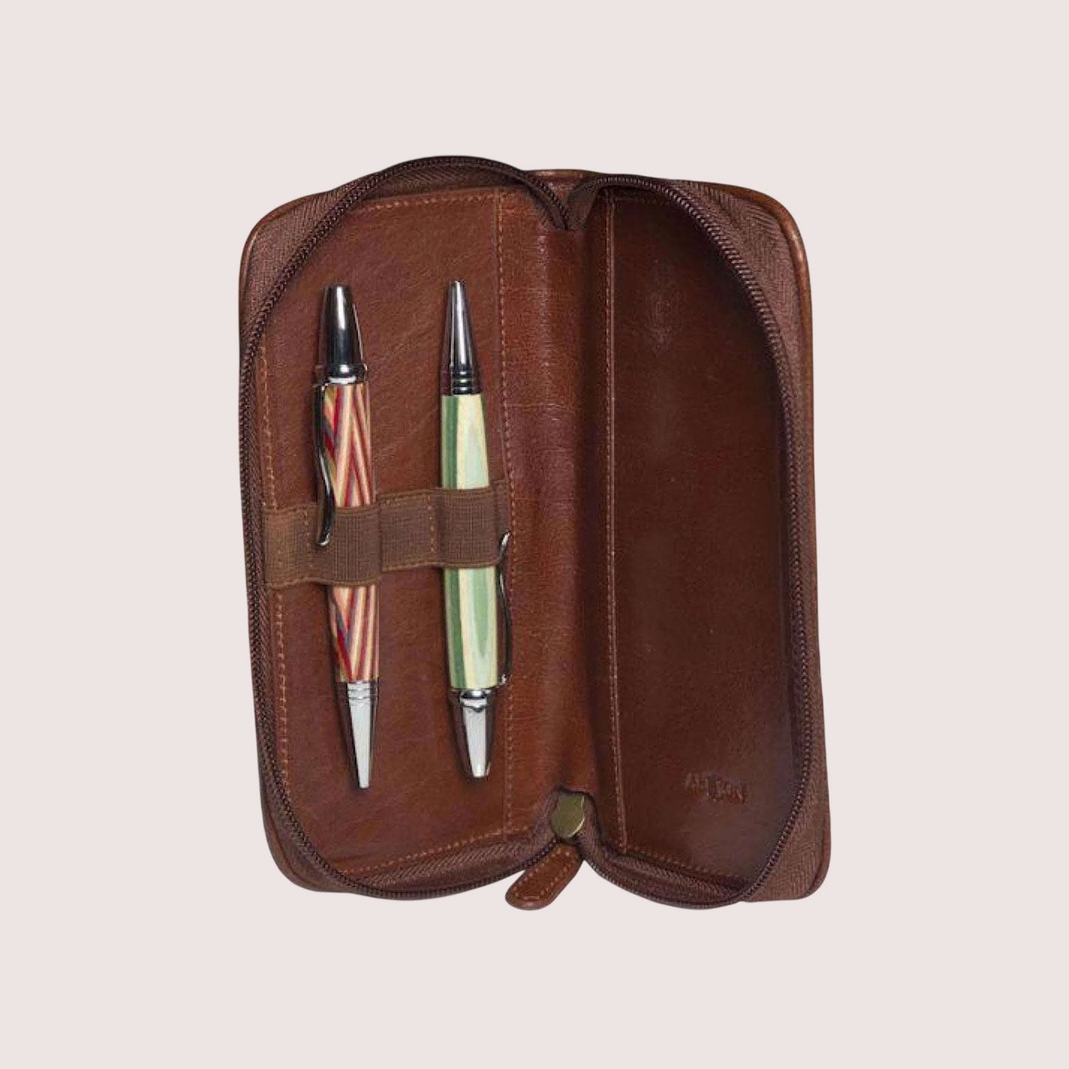 2-Pen Case with zipper-2