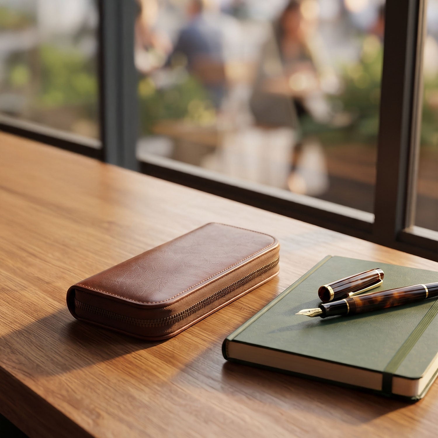 2-Pen Case with zipper-3