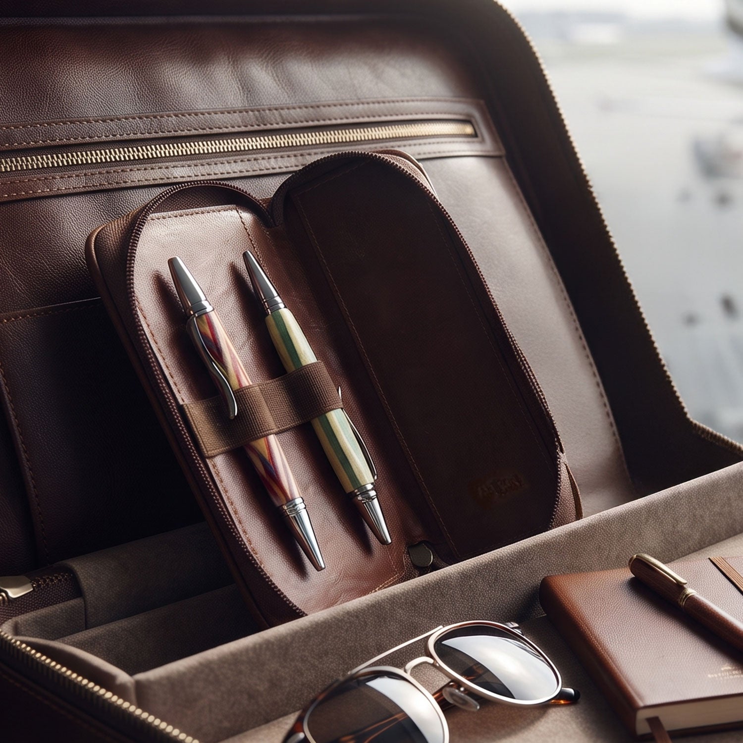 2-Pen Case with zipper-5