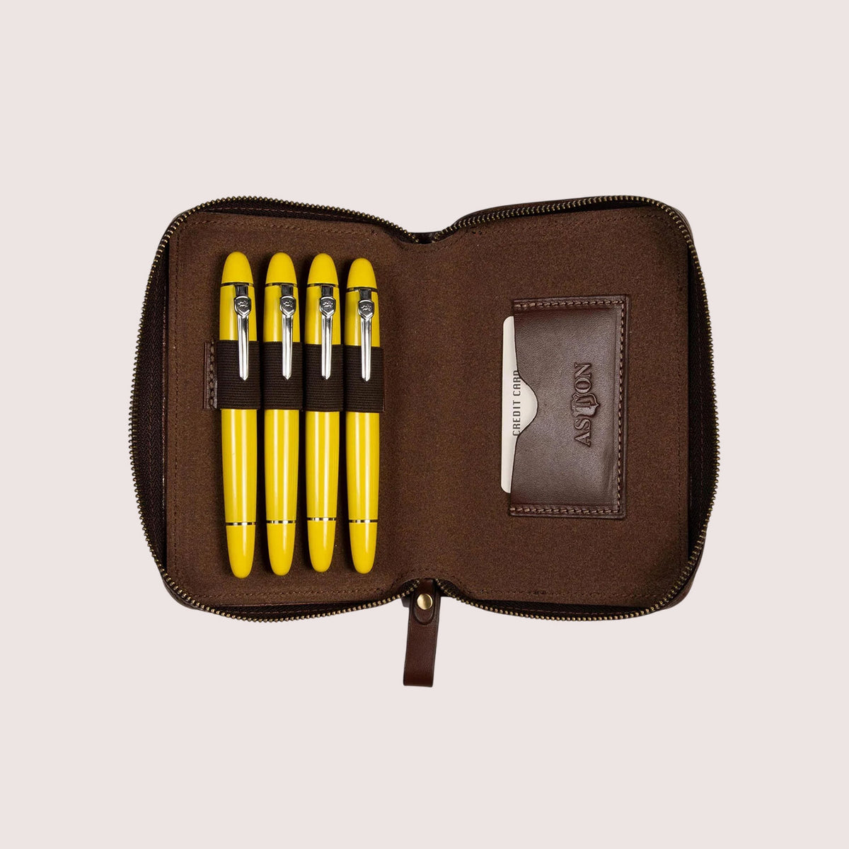 Zippered Pen Case for Four Pens-3