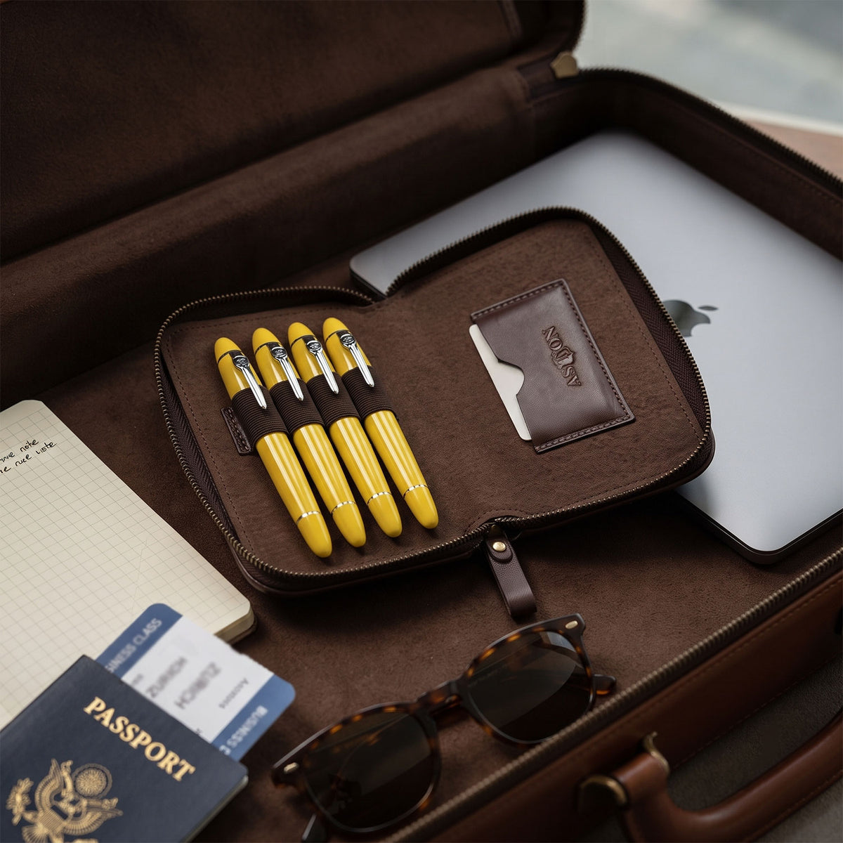 Zippered Pen Case for Four Pens-5