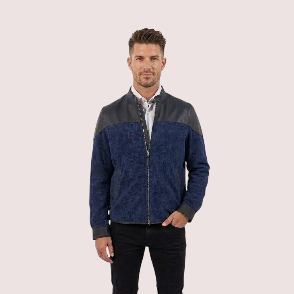Clayton goat suede jacket