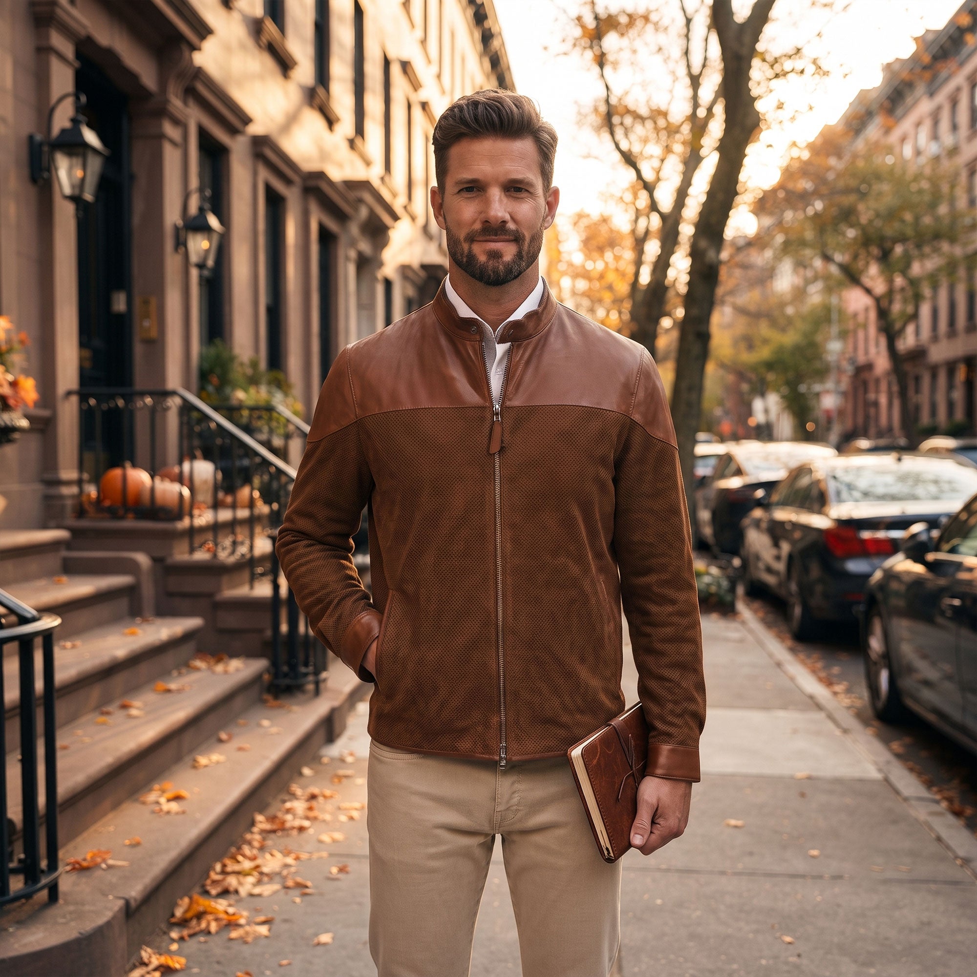 Clayton goat suede jacket-9