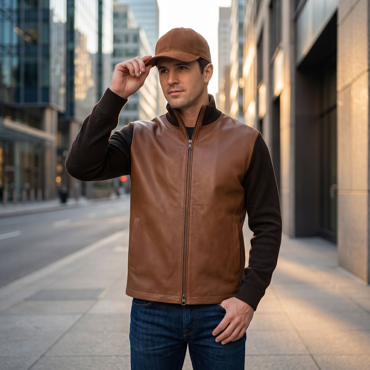Albion Goat Suede Baseball Hat-20