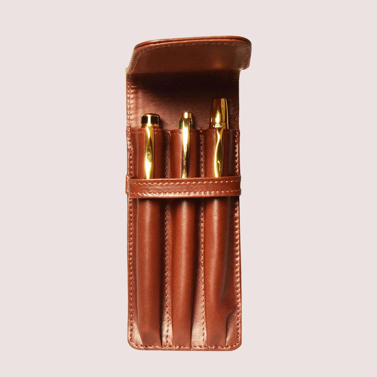 Three Pen Leather Case-13