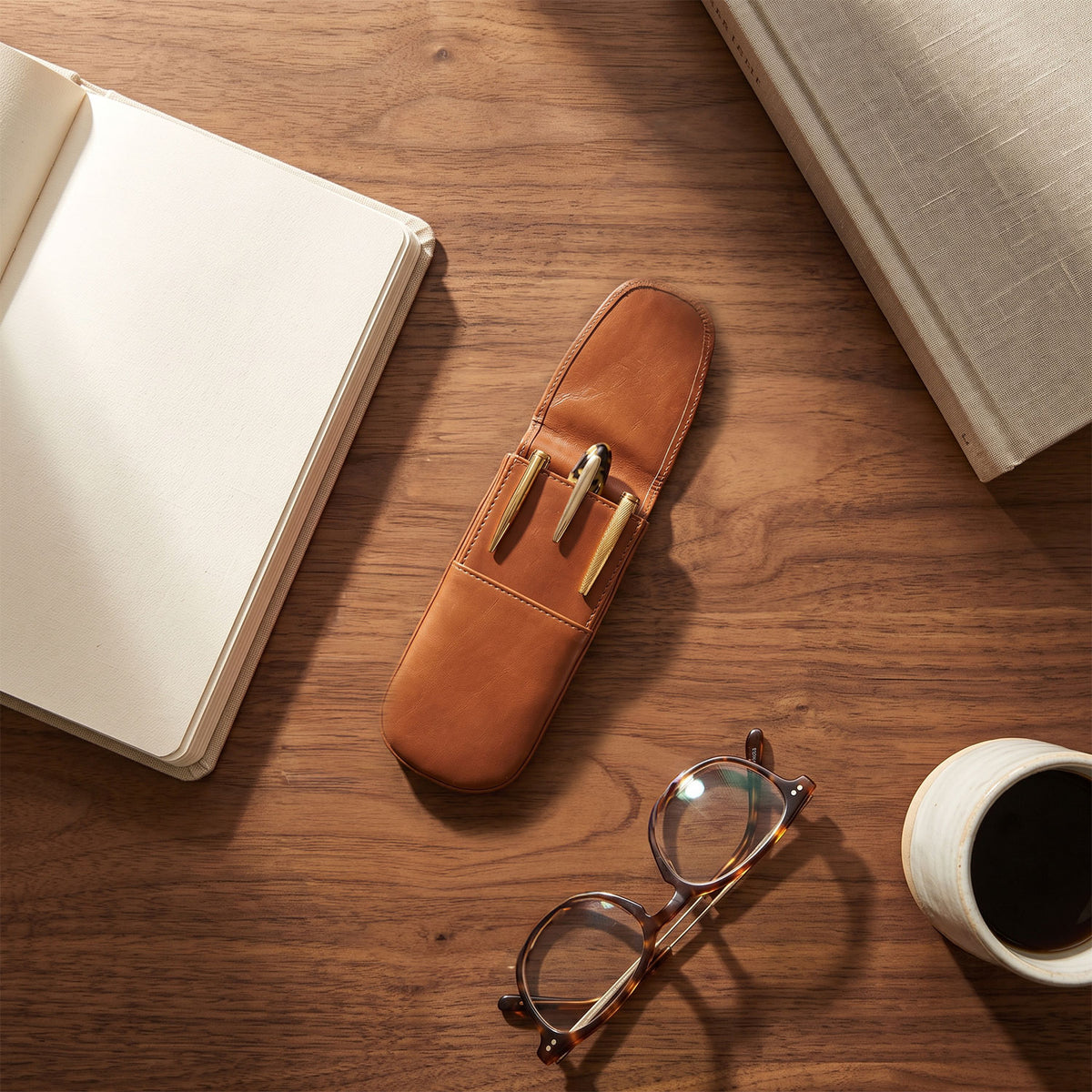Three Pen Leather Case-4
