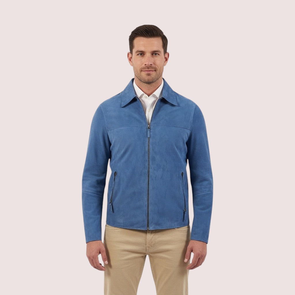 Everett Goat Suede Jacket
