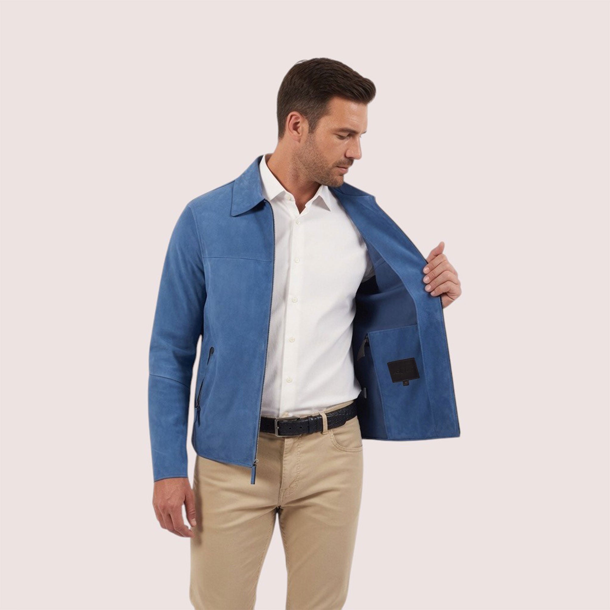 Everett Goat Suede Jacket