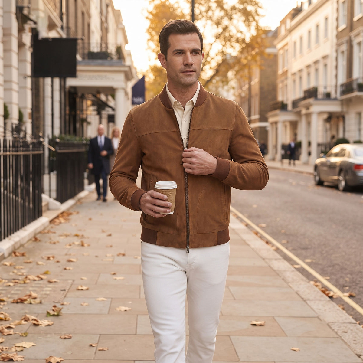 Flemington Goat Suede Jacket-4