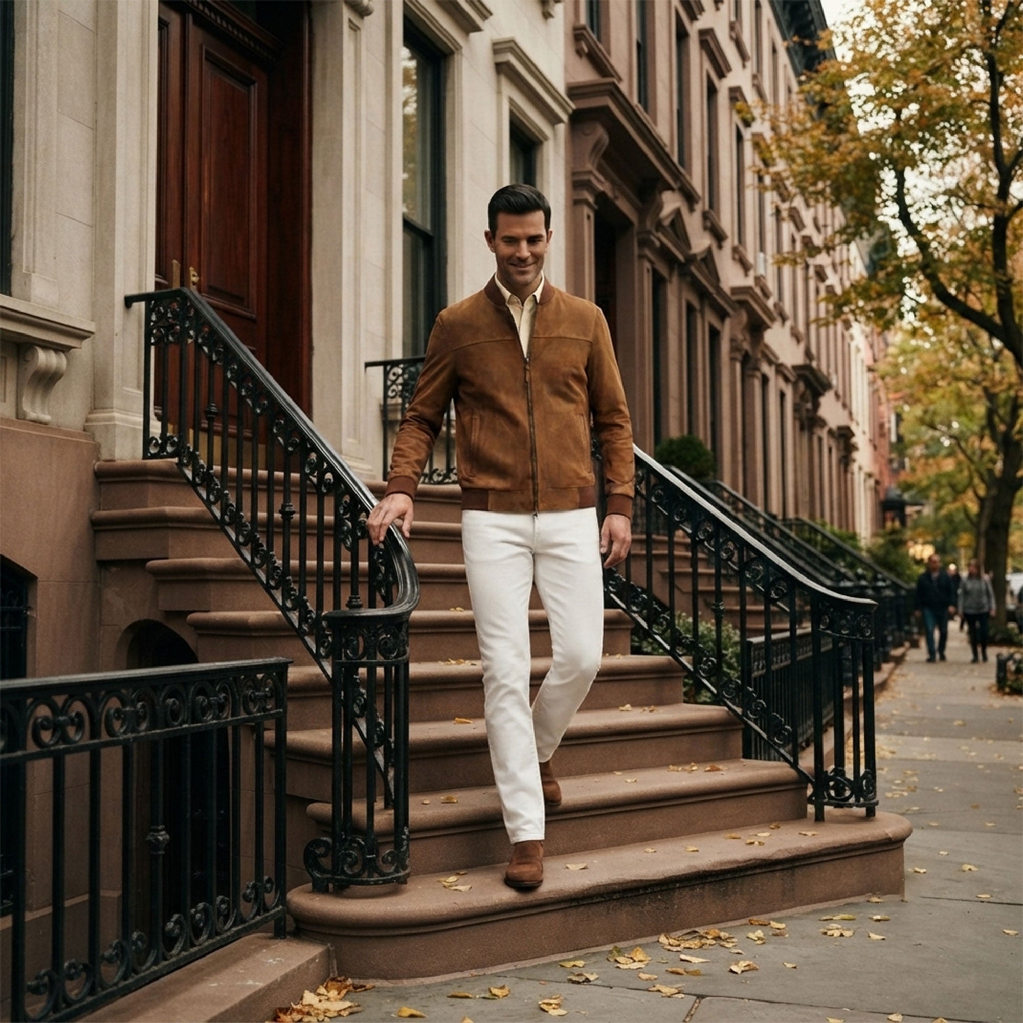 Flemington Goat Suede Jacket-5