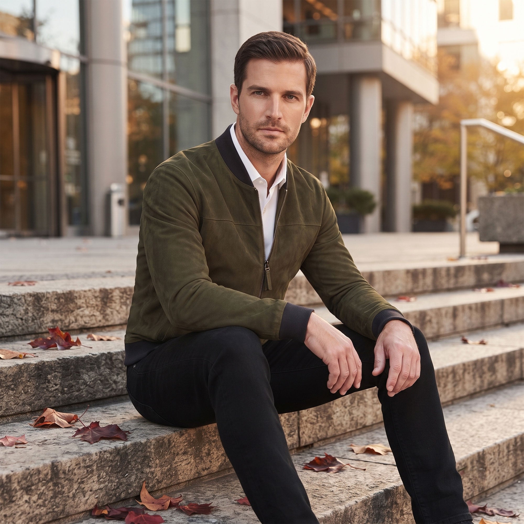 Flemington Goat Suede Jacket-14