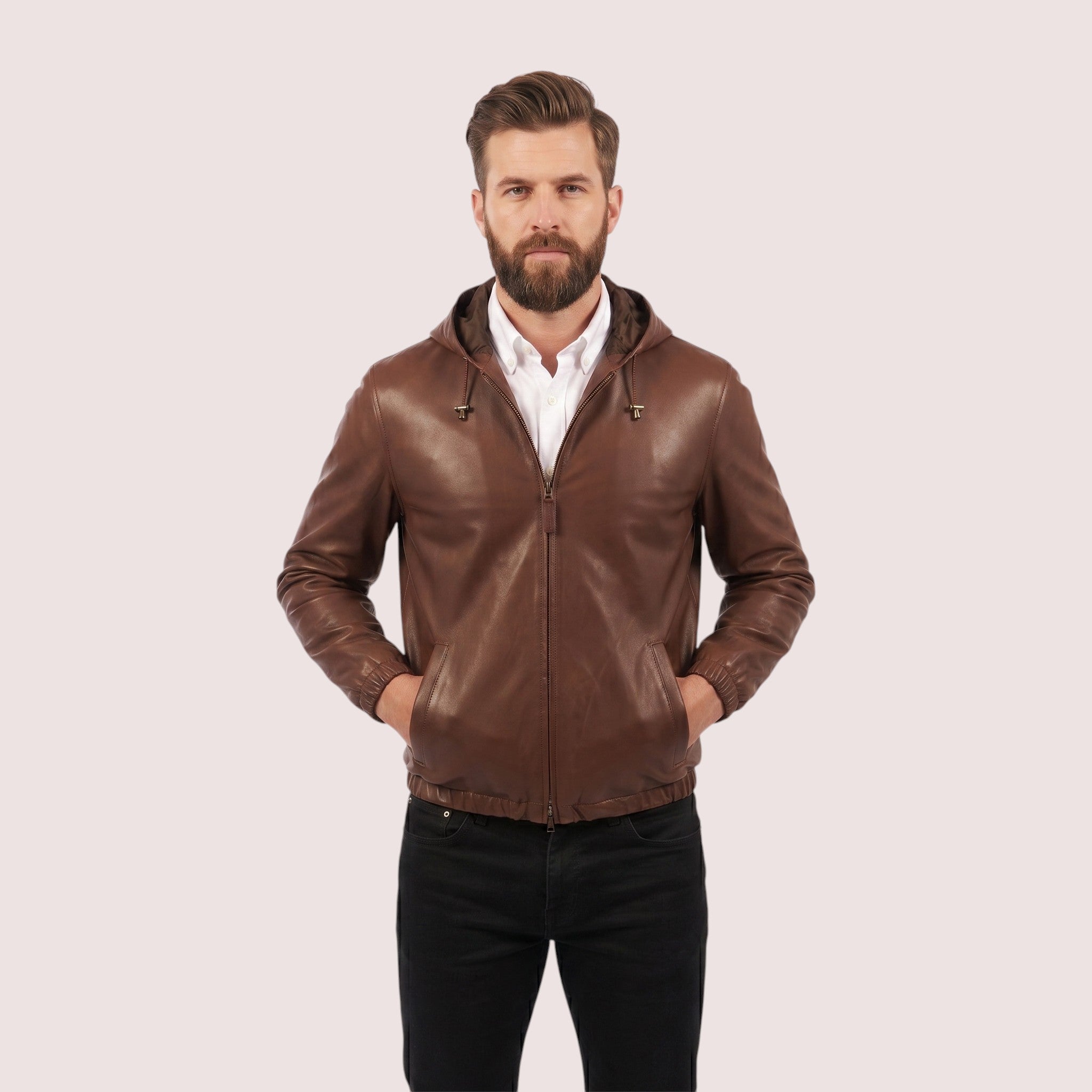 Gaspar Lambskin Hoodie-6