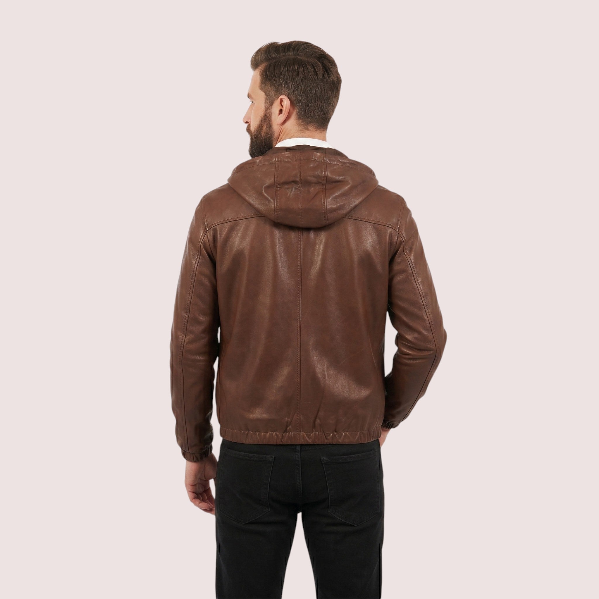 Gaspar Lambskin Hoodie-7