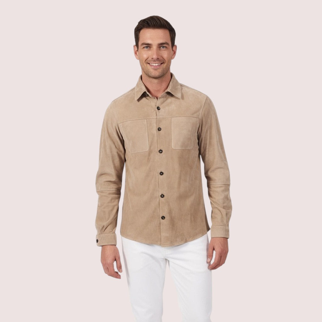 Hartford Goat Suede Shirt
