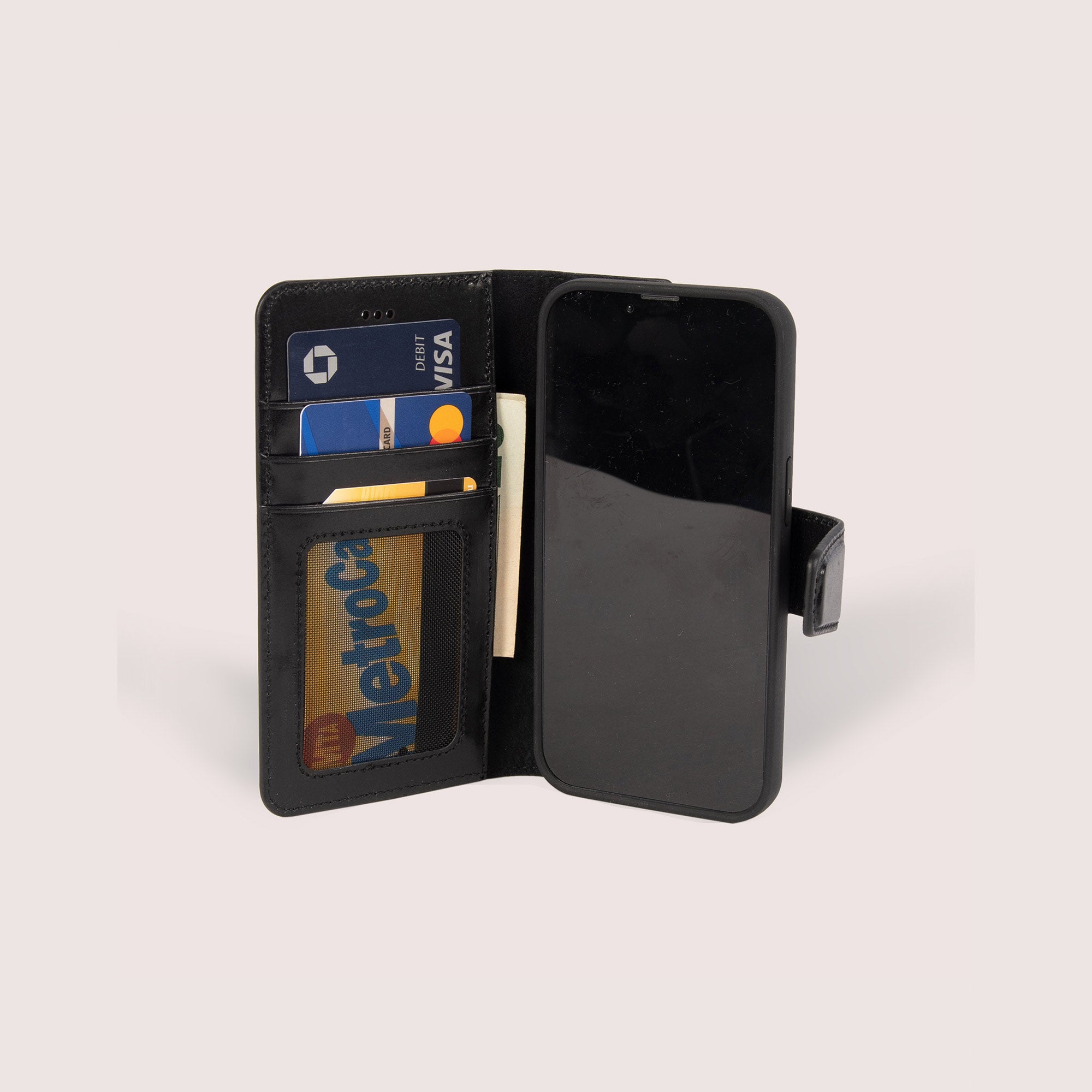 iPhone 13 Leather Case with card slots