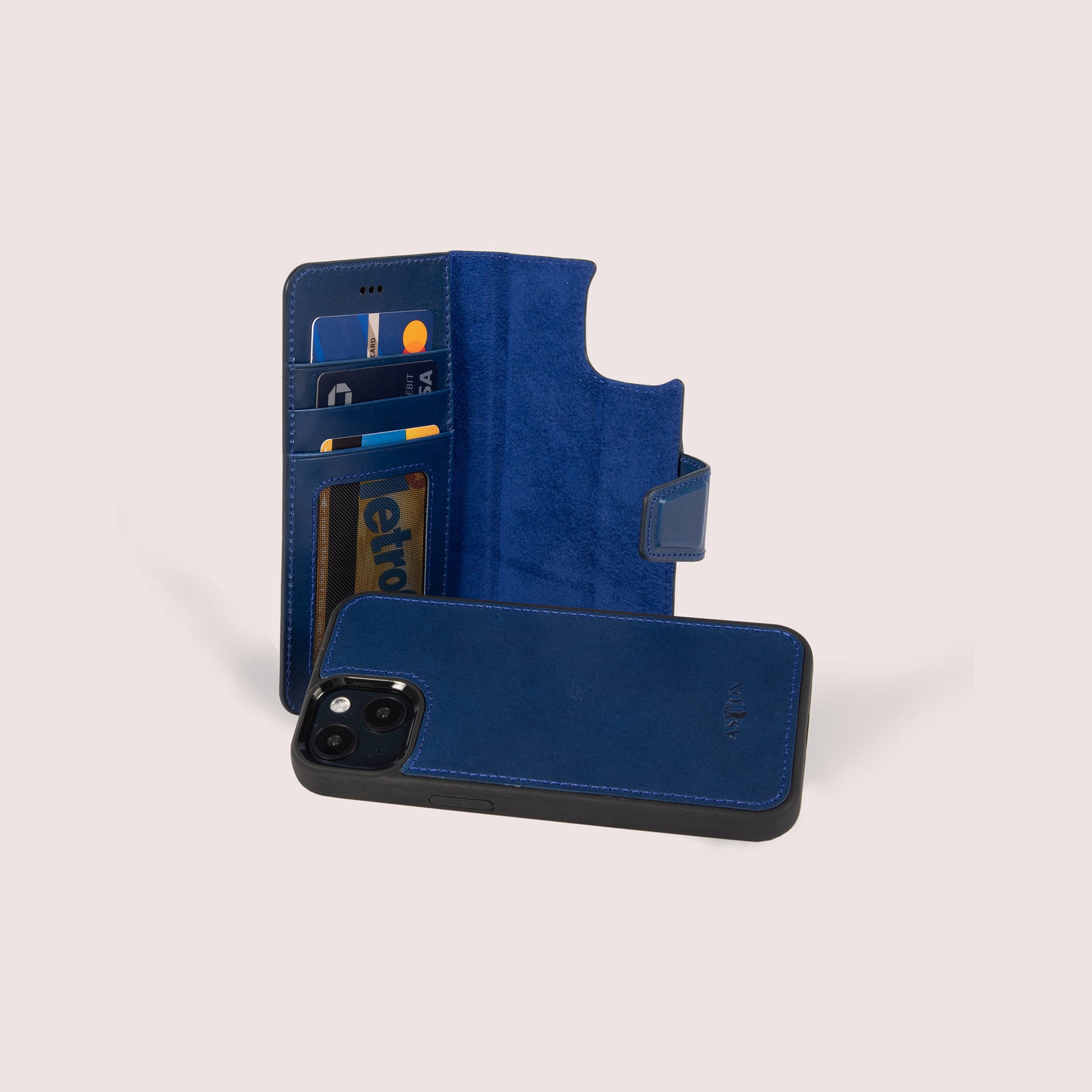 iPhone 13 Leather Case with card slots