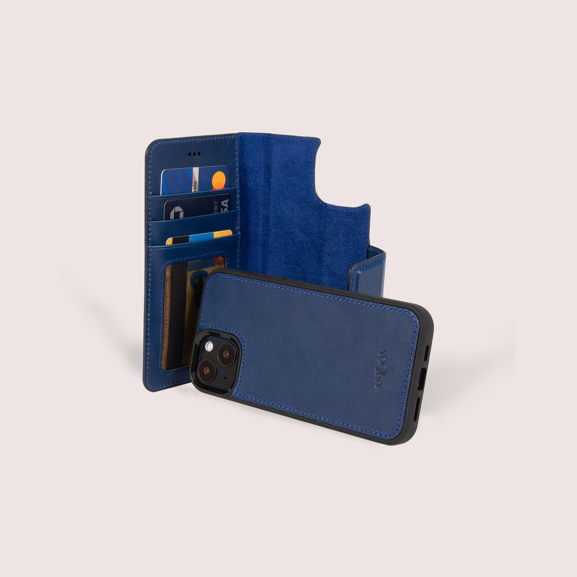 iPhone 13 Pro Leather Case with card slots