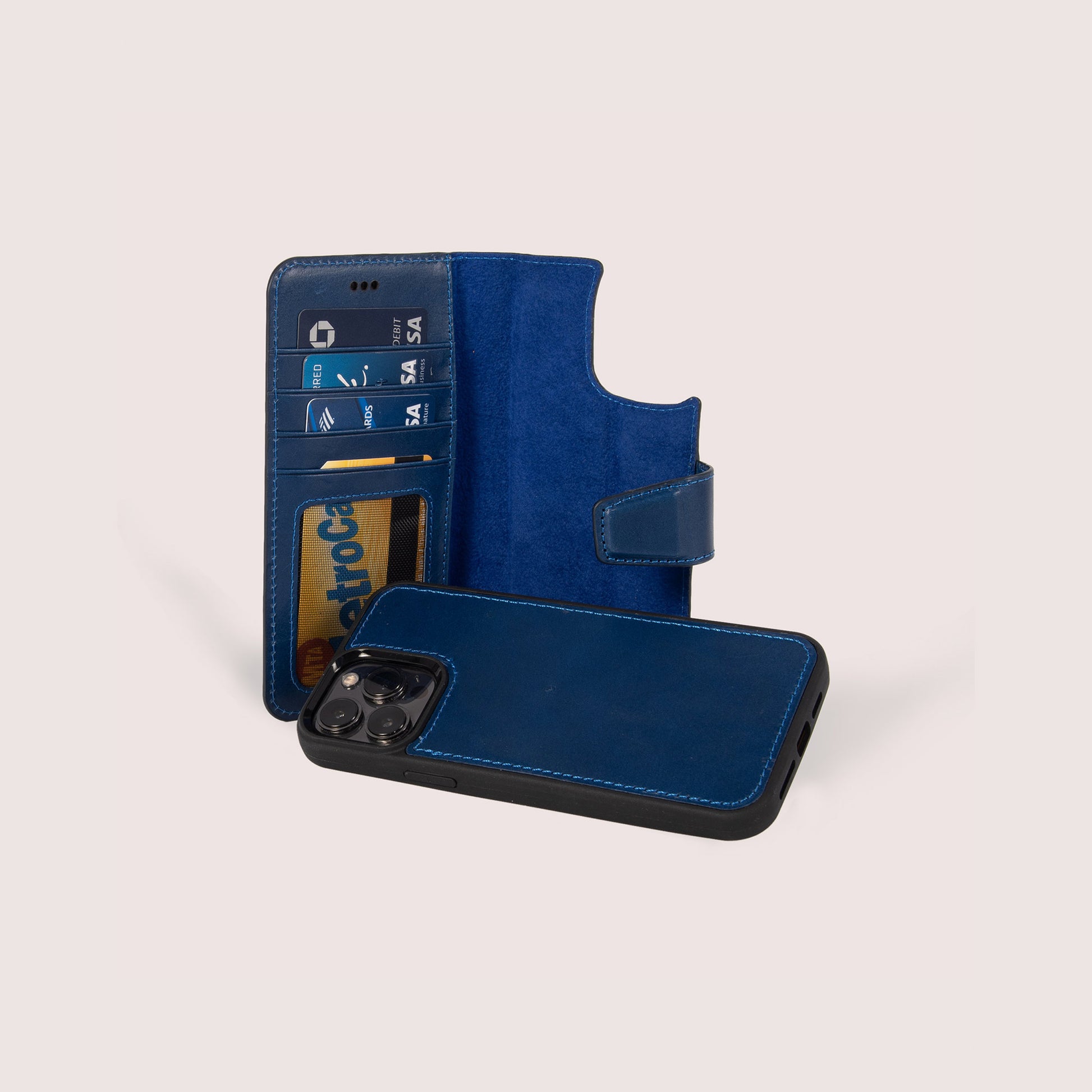 iPhone 13 Pro Max Leather Case with card slot