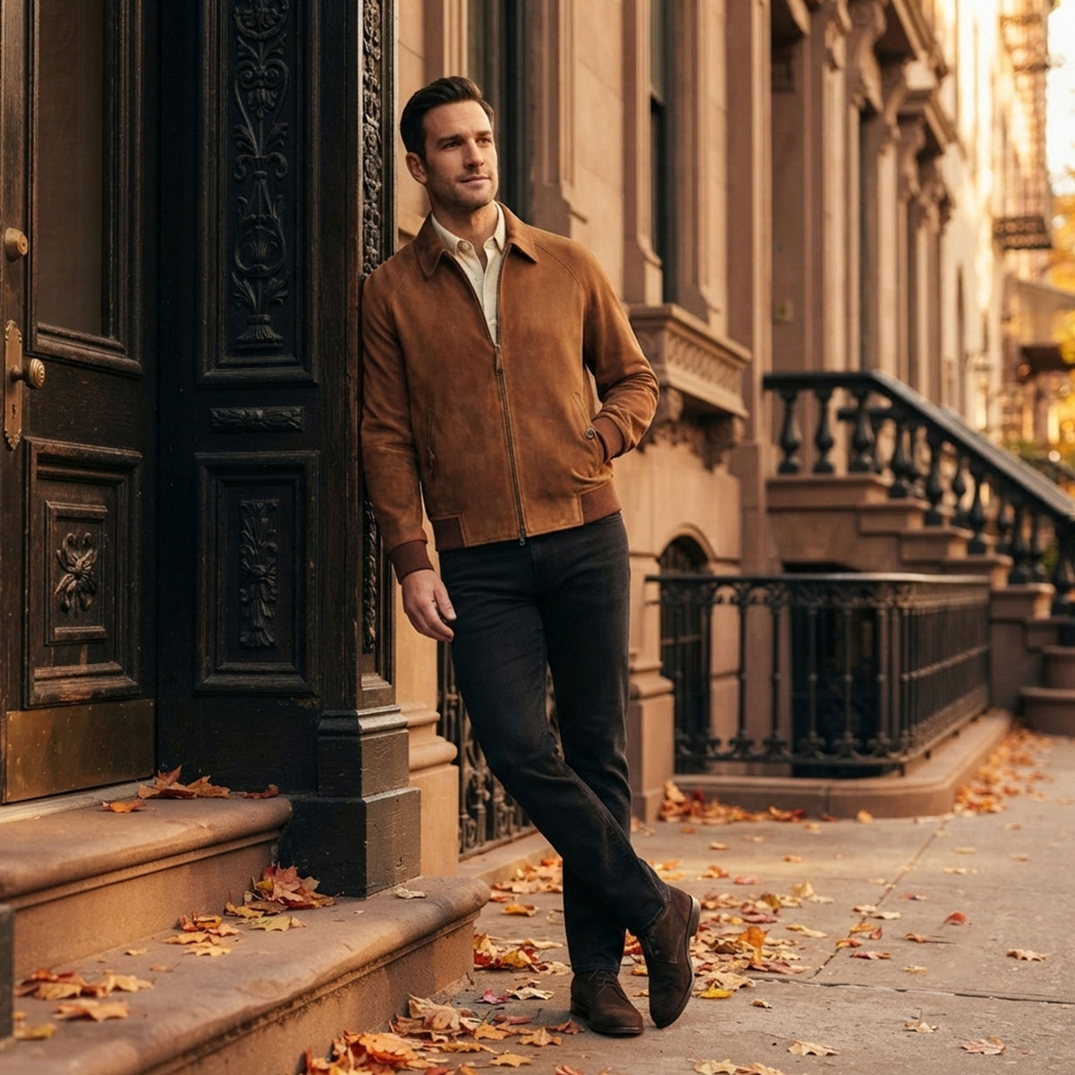Kensington Goat Suede Jacket-5