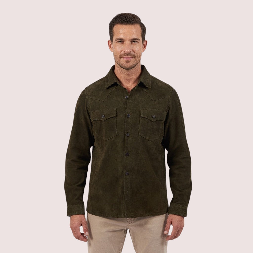 Langley Goat Suede Shirt