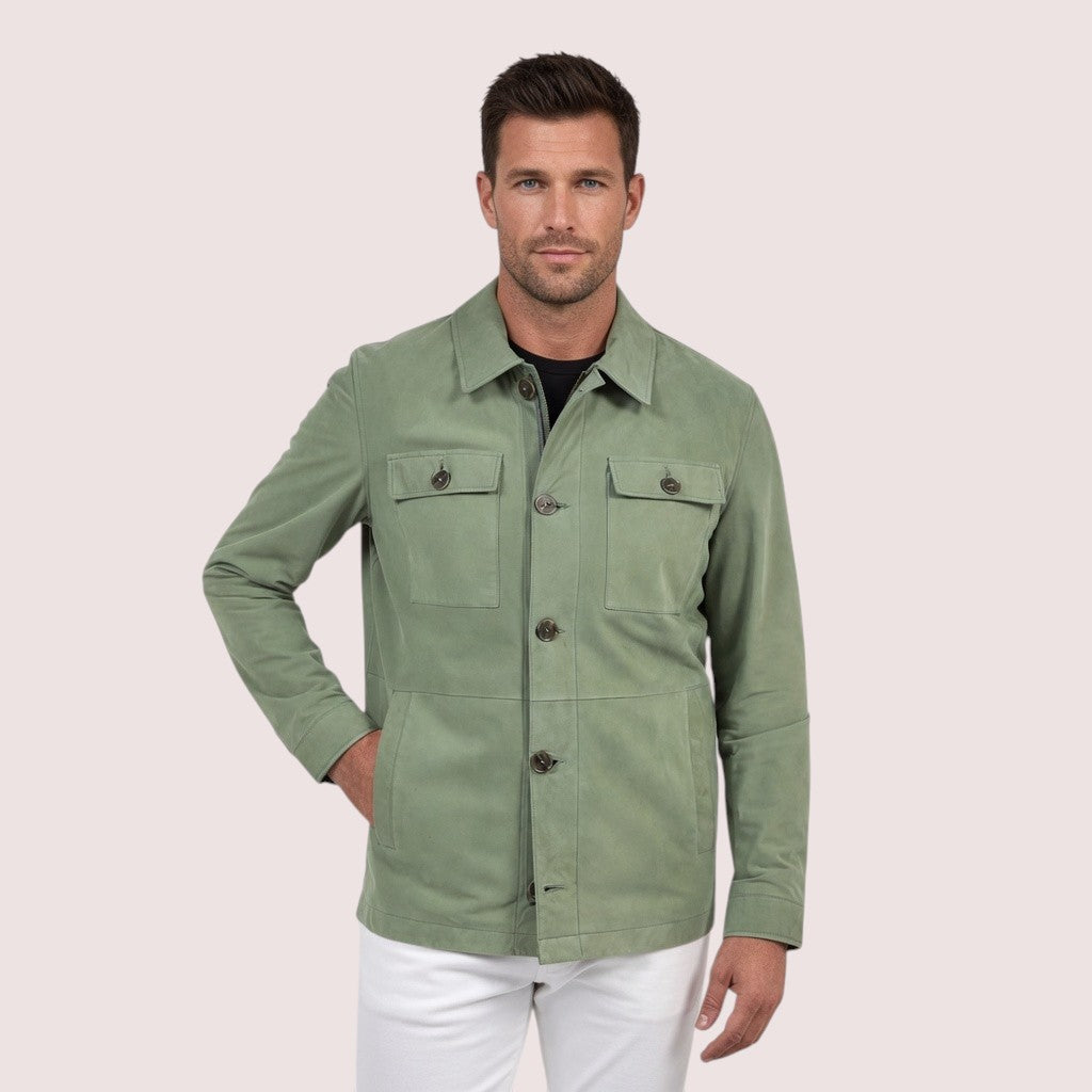 Lawrence Goat Suede Jacket