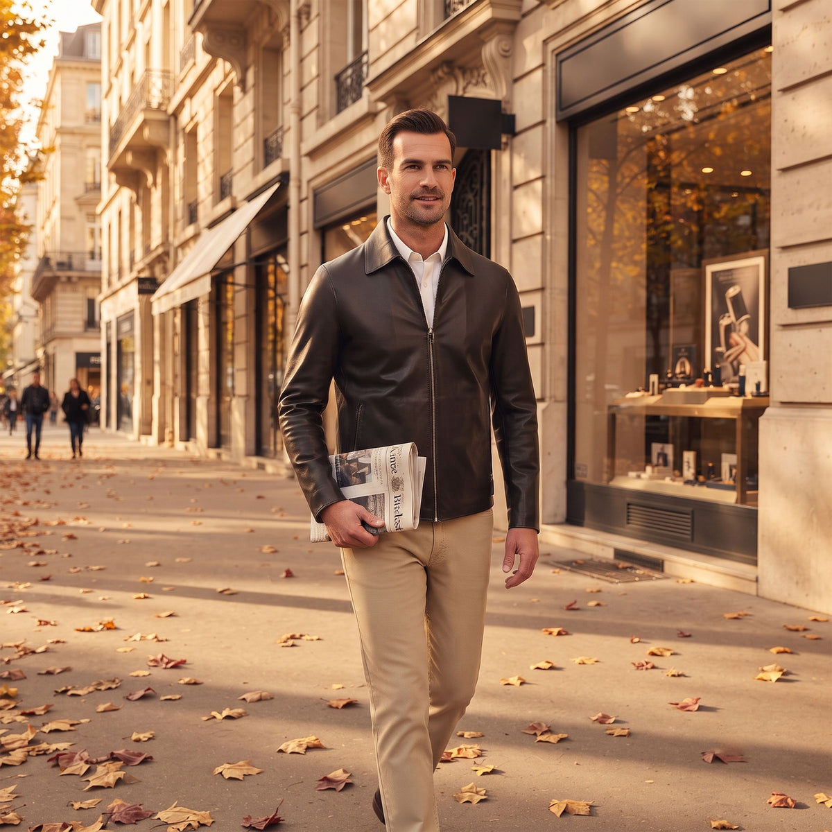 Leopold Lambskin Jacket-5