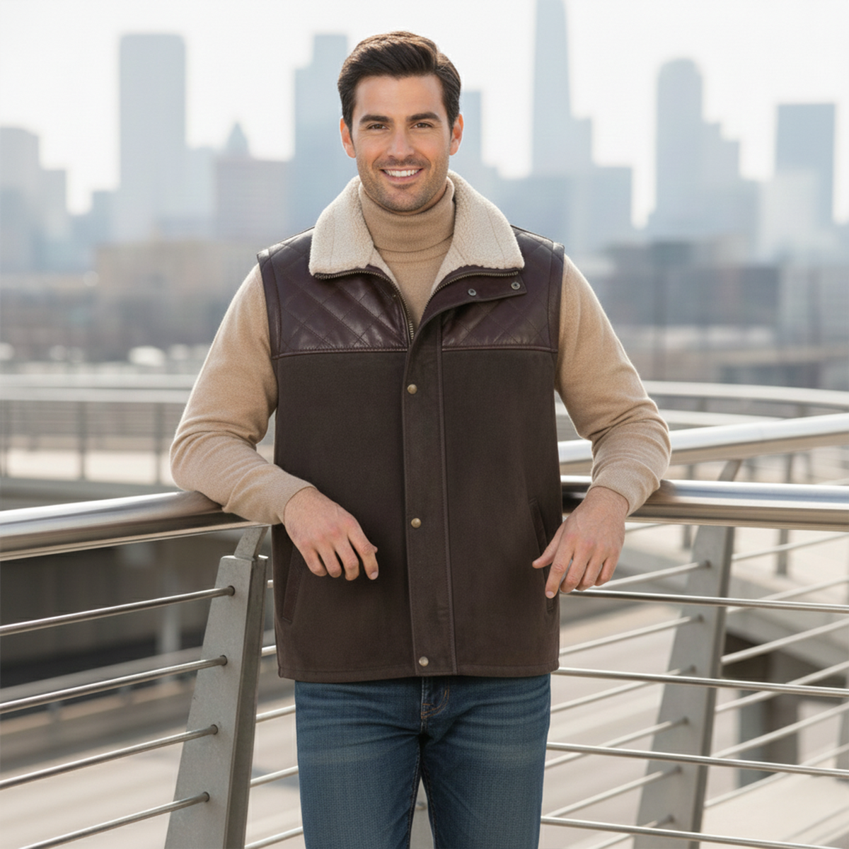 Brighton Shearling Vest-3