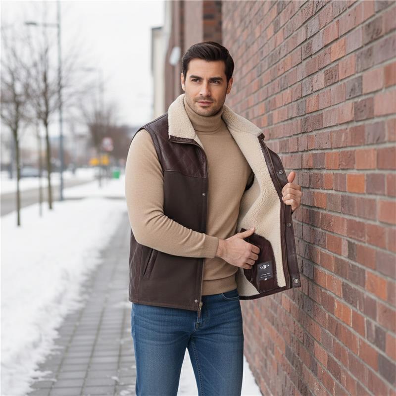 Brighton Shearling Vest-5