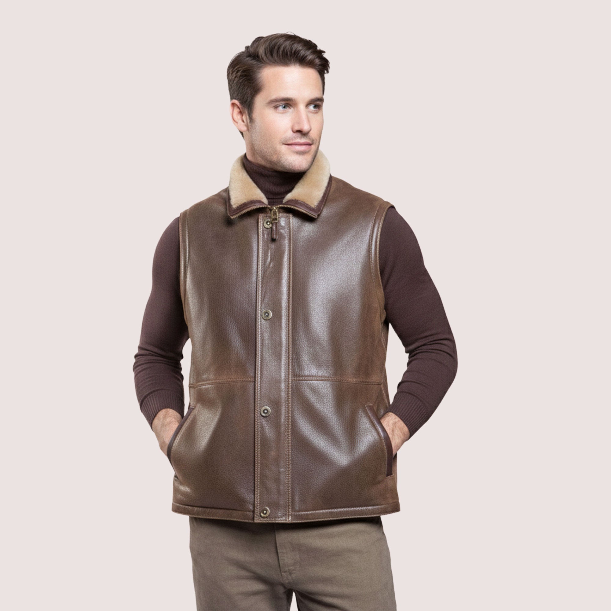 Austin Shearling Vest