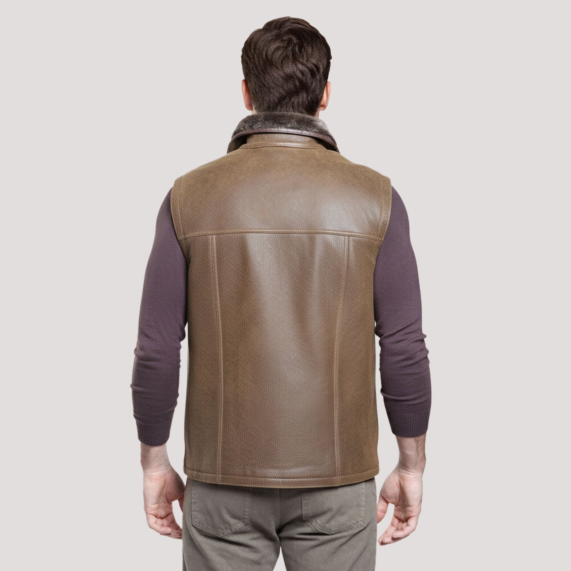 Austin Shearling Vest-7