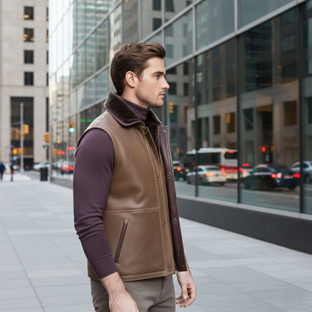 Austin Shearling Vest
