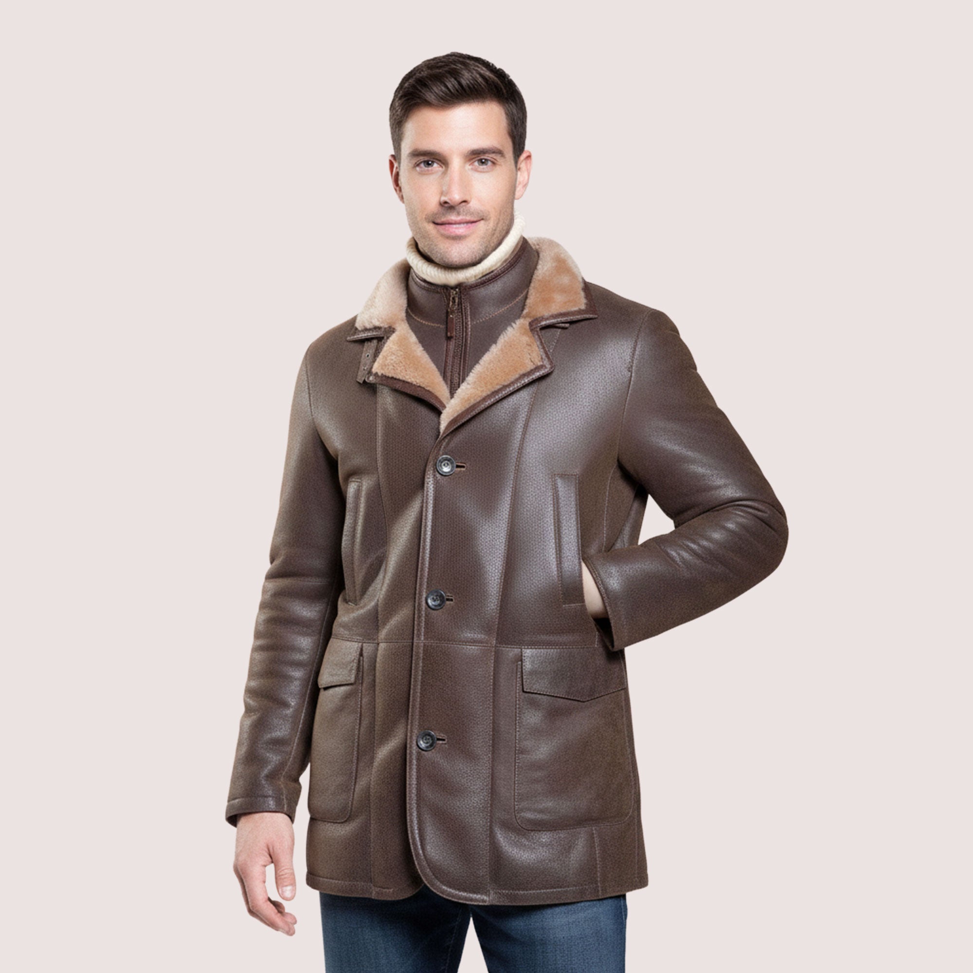 Utica Shearling Coat-6