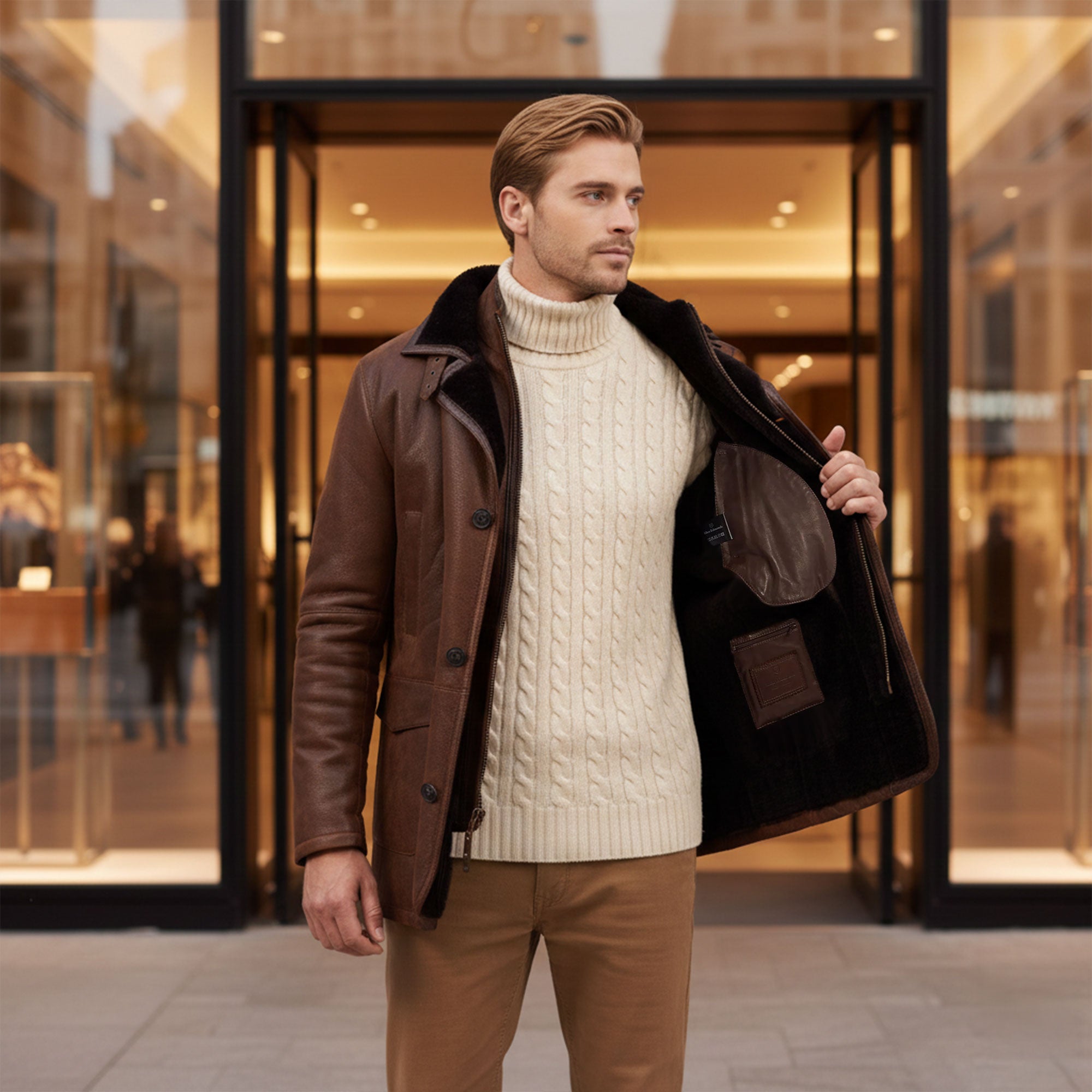 Utica Shearling Coat-3