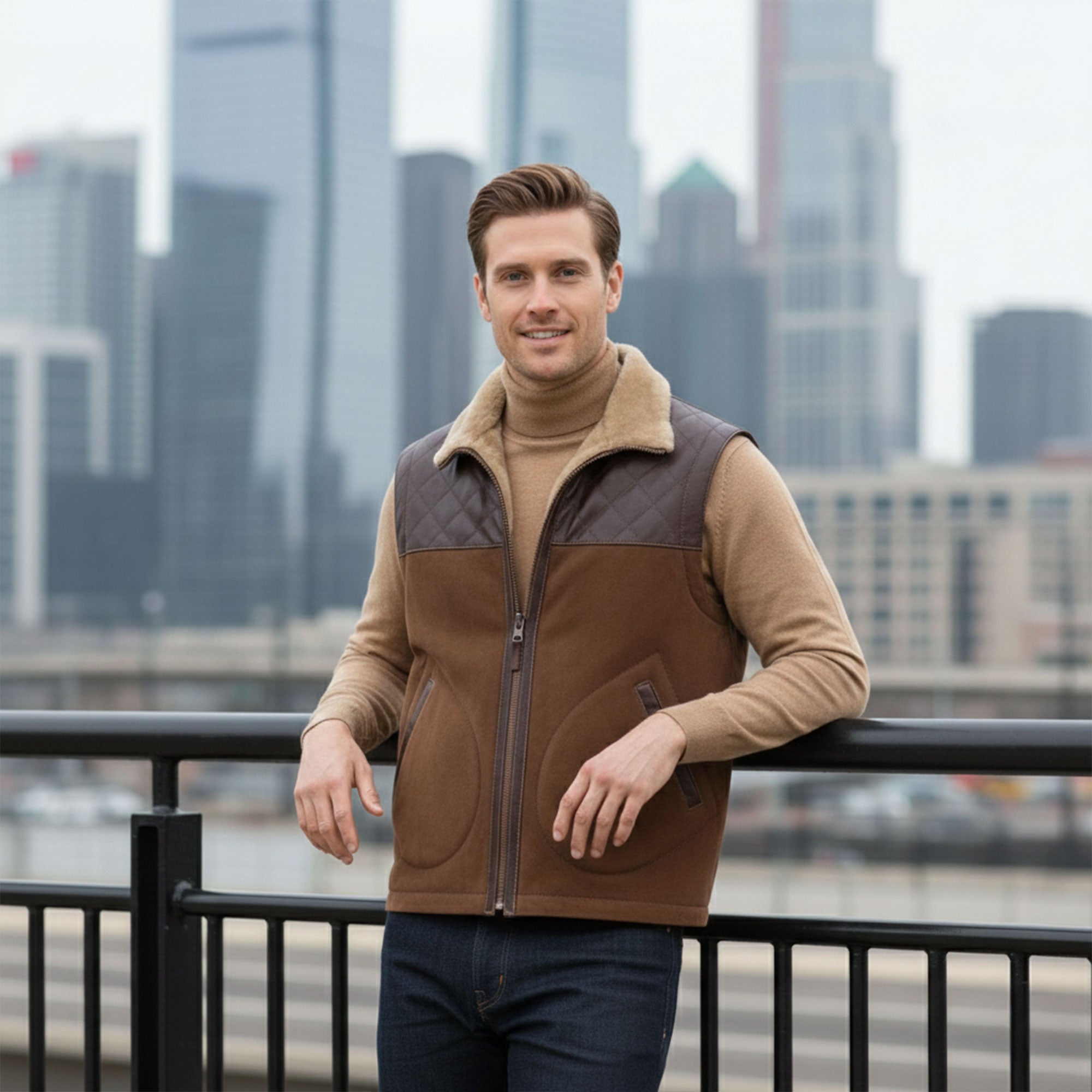 Norwich Shearling Vest-3